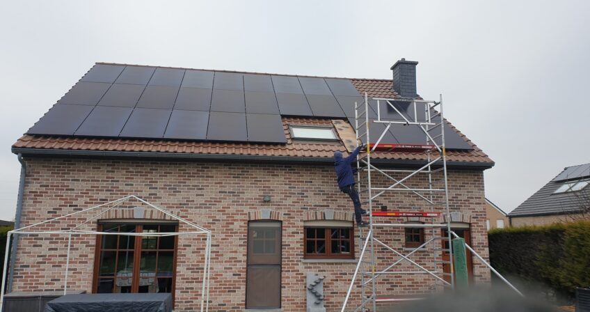 1 - Installation SIRR - 29 panneaux solaires - Solaire Photovoltaïque Beyne-Heusay Liège