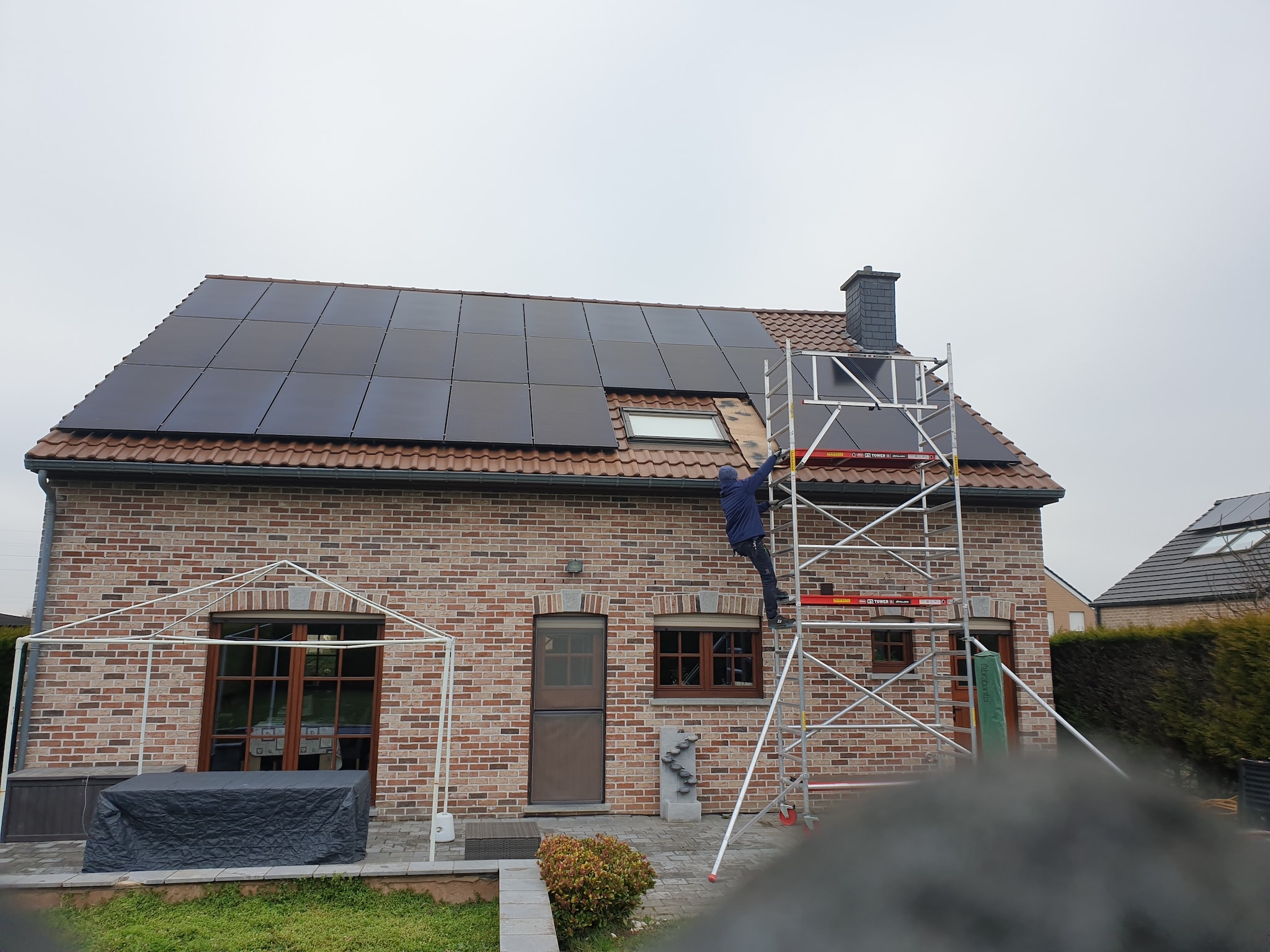 1 - Installation SIRR - 29 panneaux solaires - Solaire Photovoltaïque Beyne-Heusay Liège