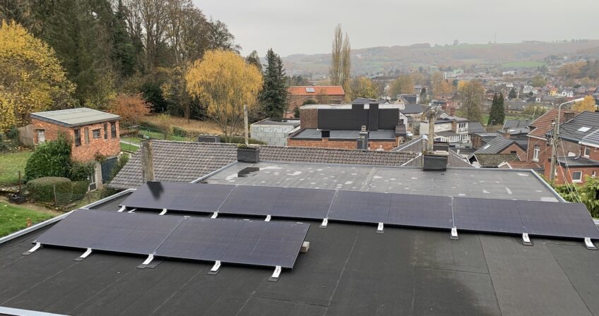 3 - Installation CDOF - 6 panneaux solaires - Solaire Photovoltaïque Vaux-Sous-Chèvremont Liège